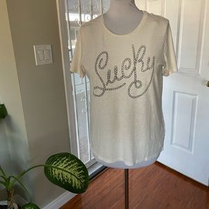 Lucky Brand, size XL,Ivory